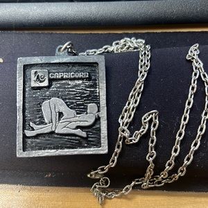 Vintage Capricorn Necklace